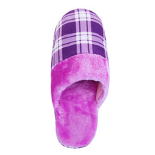 Load image into Gallery viewer, Plaid Cozy Plush Fleece House Slippers