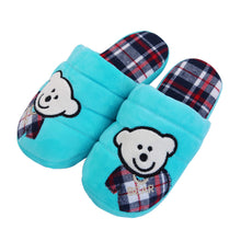 Load image into Gallery viewer, Cozy Baby Bear Fleece & Fabric House Slippers - Different Colors