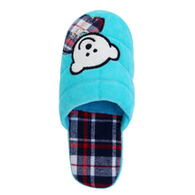 Load image into Gallery viewer, Cozy Baby Bear Fleece &amp; Fabric House Slippers - Different Colors
