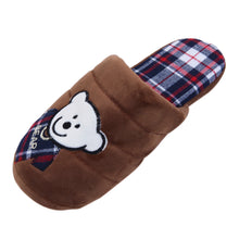 Load image into Gallery viewer, Cozy Baby Bear Fleece & Fabric House Slippers - Different Colors