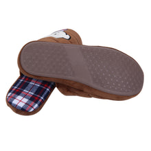Load image into Gallery viewer, Cozy Baby Bear Fleece & Fabric House Slippers - Different Colors