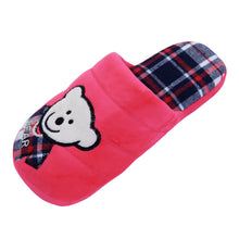 Load image into Gallery viewer, Cozy Baby Bear Fleece &amp; Fabric House Slippers - Different Colors
