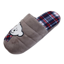 Load image into Gallery viewer, Cozy Baby Bear Fleece & Fabric House Slippers - Different Colors