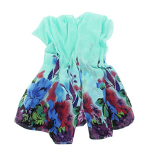 Load image into Gallery viewer, Elegant Chiffon Floral Sheer Kimono Wrap Cardigan Beach Cover Up
