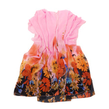 Load image into Gallery viewer, Elegant Chiffon Floral Sheer Kimono Wrap Cardigan Beach Cover Up