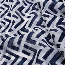 Load image into Gallery viewer, Chiffon Geometric Sheer Kimono Wrap Blouse Poncho Beach Cover Up