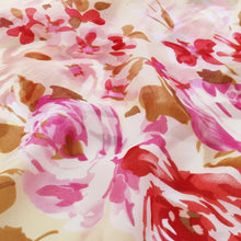 Load image into Gallery viewer, Chiffon Artistic Floral Sheer Kimono Wrap Vest Beach Cover Up