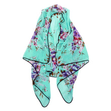 Load image into Gallery viewer, Chiffon Artistic Floral Sheer Kimono Wrap Vest Beach Cover Up