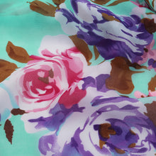 Load image into Gallery viewer, Chiffon Artistic Floral Sheer Kimono Wrap Vest Beach Cover Up