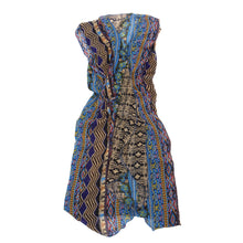 Load image into Gallery viewer, Long Bohemian Tribal Chiffon Sheer Kimono Wrap Vest Beach Cover Up
