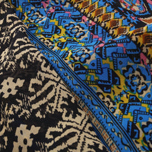 Load image into Gallery viewer, Long Bohemian Tribal Chiffon Sheer Kimono Wrap Vest Beach Cover Up