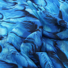 Load image into Gallery viewer, Large Wide Chiffon Feather Fringe Kimono Wrap Poncho Blouse Beach Cover Up