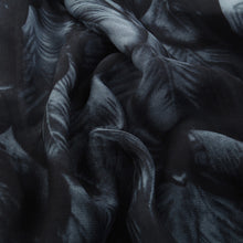 Load image into Gallery viewer, Large Wide Chiffon Feather Fringe Kimono Wrap Poncho Blouse Beach Cover Up