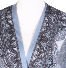 Load image into Gallery viewer, Premium Burnout Lace Floral Fringed Chiffon Kimono Cardigan Beach Cover Up