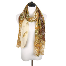 Load image into Gallery viewer, TrendsBlue Multi Use Floral Leopard Chiffon Kimono Scarf Vest Beach Cover Up