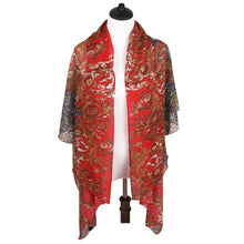 Load image into Gallery viewer, TrendsBlue Multi Use Floral Leopard Chiffon Kimono Scarf Vest Beach Cover Up