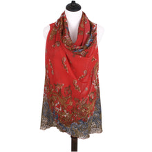 Load image into Gallery viewer, TrendsBlue Multi Use Floral Leopard Chiffon Kimono Scarf Vest Beach Cover Up