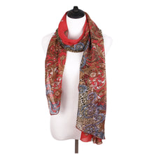 Load image into Gallery viewer, TrendsBlue Multi Use Floral Leopard Chiffon Kimono Scarf Vest Beach Cover Up