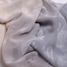 Load image into Gallery viewer, TrendsBlue Paisley Floral Ombre Chiffon Kimono Poncho Blouse Beach Cover up