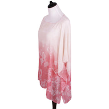 Load image into Gallery viewer, TrendsBlue Paisley Floral Ombre Chiffon Kimono Poncho Blouse Beach Cover up