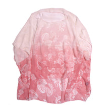 Load image into Gallery viewer, TrendsBlue Paisley Floral Ombre Chiffon Kimono Poncho Blouse Beach Cover up