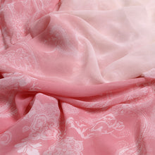 Load image into Gallery viewer, TrendsBlue Paisley Floral Ombre Chiffon Kimono Poncho Blouse Beach Cover up