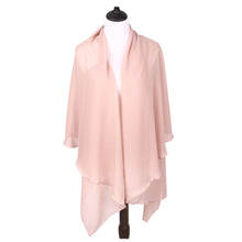 Load image into Gallery viewer, TrendsBlue Multi Use Solid Color Chiffon Kimono Scarf Wrap Vest Beach Cover Up