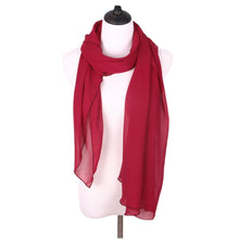 Load image into Gallery viewer, TrendsBlue Multi Use Solid Color Chiffon Kimono Scarf Wrap Vest Beach Cover Up