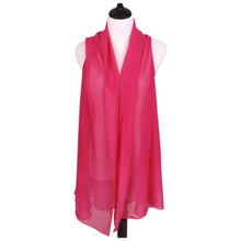 Load image into Gallery viewer, TrendsBlue Multi Use Solid Color Chiffon Kimono Scarf Wrap Vest Beach Cover Up