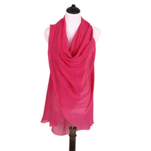 Load image into Gallery viewer, TrendsBlue Multi Use Solid Color Chiffon Kimono Scarf Wrap Vest Beach Cover Up