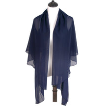 Load image into Gallery viewer, TrendsBlue Multi Use Solid Color Chiffon Kimono Scarf Wrap Vest Beach Cover Up