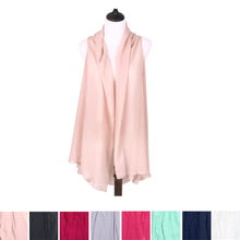 Load image into Gallery viewer, TrendsBlue Multi Use Solid Color Chiffon Kimono Scarf Wrap Vest Beach Cover Up