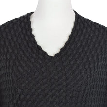 Load image into Gallery viewer, Premium Solid Color Soft Bobble Knit Tassel Crochet Poncho Cape Shawl Wrap