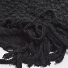Load image into Gallery viewer, Premium Solid Color Soft Bobble Knit Tassel Crochet Poncho Cape Shawl Wrap