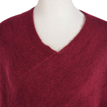 Load image into Gallery viewer, Premium Solid Color Soft Knit Pullover Winter Fringe Poncho Shawl Wrap Cape