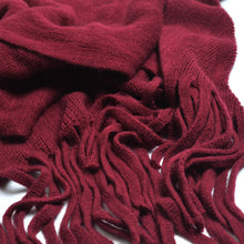 Load image into Gallery viewer, Premium Solid Color Soft Knit Pullover Winter Fringe Poncho Shawl Wrap Cape