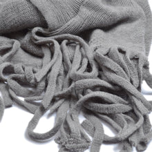 Load image into Gallery viewer, Premium Solid Color Soft Knit Pullover Winter Fringe Poncho Shawl Wrap Cape