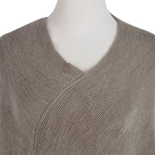 Load image into Gallery viewer, Premium Solid Color Soft Knit Pullover Winter Fringe Poncho Shawl Wrap Cape