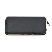 Load image into Gallery viewer, Premium Textured Vegan Leather Continental Zip Around Wallet - Diff Colors
