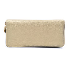 Load image into Gallery viewer, Premium Textured Vegan Leather Continental Zip Around Wallet - Diff Colors