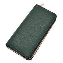 Load image into Gallery viewer, Premium Textured Vegan Leather Continental Zip Around Wallet - Diff Colors