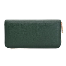 Load image into Gallery viewer, Premium Textured Vegan Leather Continental Zip Around Wallet - Diff Colors