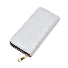 Load image into Gallery viewer, Premium Textured Vegan Leather Continental Zip Around Wallet - Diff Colors
