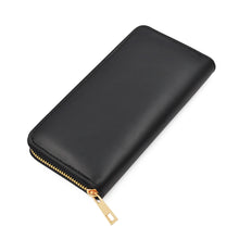 Load image into Gallery viewer, Premium Smooth Vegan Leather Continental Zip Around Wallet - Diff Colors