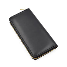 Load image into Gallery viewer, Premium Smooth Vegan Leather Continental Zip Around Wallet - Diff Colors