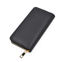 Load image into Gallery viewer, Premium Vegan Saffiano Leather Continental Zip Around Wallet - Diff Colors