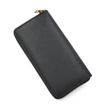 Load image into Gallery viewer, Premium Vegan Saffiano Leather Continental Zip Around Wallet - Diff Colors