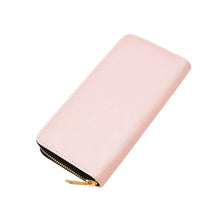 Load image into Gallery viewer, Premium Vegan Saffiano Leather Continental Zip Around Wallet - Diff Colors