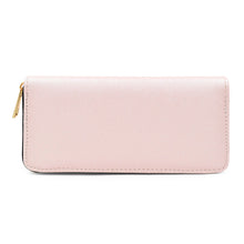 Load image into Gallery viewer, Premium Vegan Saffiano Leather Continental Zip Around Wallet - Diff Colors