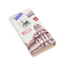 Load image into Gallery viewer, Premium France Eiffel Tower Paris Floral Print PU Leather Continental Wallet